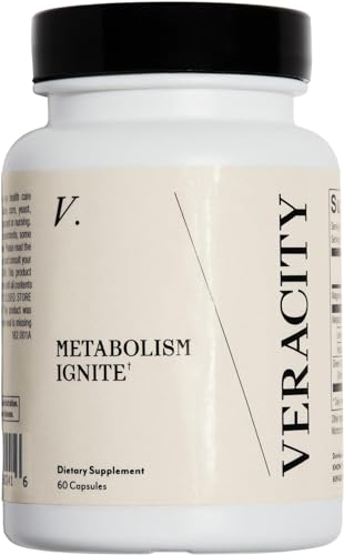 Veracity Metabolism Ignite Lipid Management Supplement - Improves BMR - Body Recomposition Supplement with Green Coffee Bean Extract & Magnesium -100% Drug Free