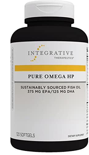 Integrative Therapeutics - Pure Omega HP Fish Oil Softgels - 575 mg Omega 3 Fatty Acids with EPA and DHA - Fish Oil -Sustainably Sourced - 120 Count