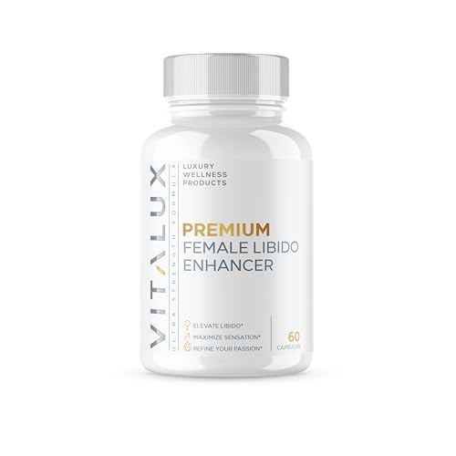 VITALUX || #1 NEW Premium Libido Booster for Women Supplement || Aphrodisiac, Boost Mood & Balance Hormones | Ultra Dosed Formula w/ 14 Powerful Ingredients | 3rd Party Tested + USA Made - 60 Caps