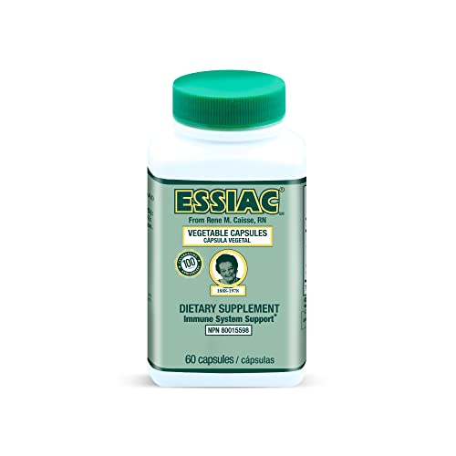 ESSIAC Tea All-Natural Herbal Extract Capsules – 60 Capsules | Powerful Antioxidant Blend to Help Promote Overall Health & Well-Being | Original Formula Since 1922