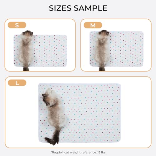 1 Pack 3 Blankets Super Soft Cute Dot Pattern Pet Blanket Flannel Throw for Dog Puppy Cat Beige/Brown/Pink Small