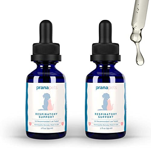 Respiratory Support Supplement for Dogs & Cats | Naturally Promotes Optimal Respiratory Function in Pets | Safely aids with Symptoms of Seasonal Allergies | by Prana Pets