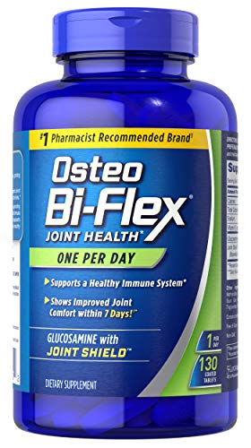 Osteo Bi-Flex Glucosamine with Vitamin D, One Per Day by Osteo Bi-flex, Joint Health,130 Coated Tablets, 130 Count