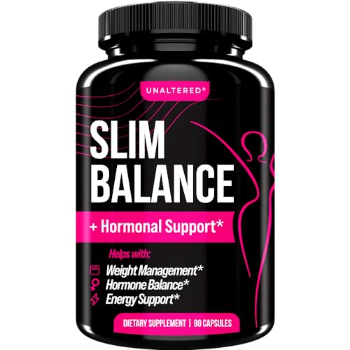 UNALTERED SlimBalance - Hormone Balance for Women - Features Green Tea Extract, Magnesium Citrate, Zinc Picolinate, Coleus Forskohlii - 30 Servings