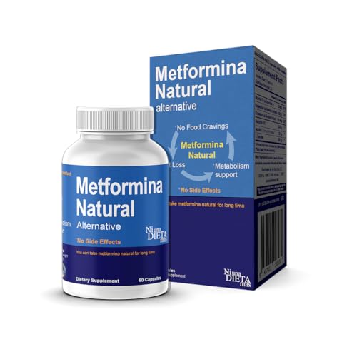 METFORMINA Natural - Weight Loss Aid and Metabolism Support - Dr Salomon (60 Capsules)