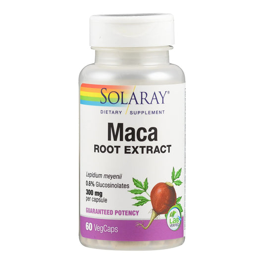 Solaray Maca Extract, 300mg, 60 Count