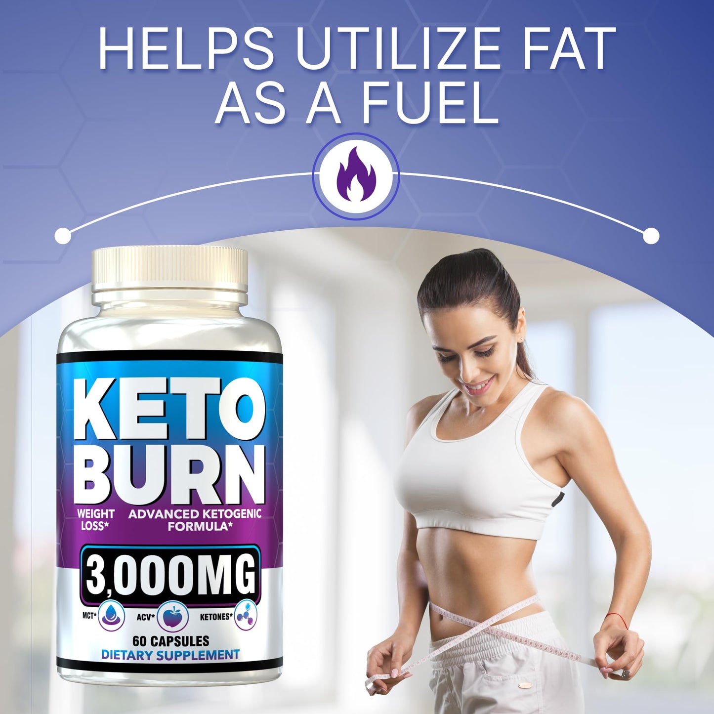 (2 Pack) Keto Pills - Lean Keto Diet Pills - Weight Fat Management Loss - Ultra Fast Prime Keto Supplement for Women and Men with Apple Cider Vinegar ACV - Energy, Focus, Metabolism - 120 Capsules