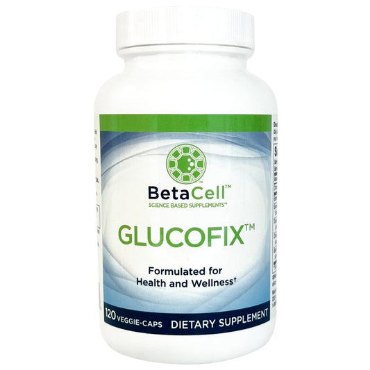 BETACELL Glucofix - Berberine Supplement - Herbal Supplement with Cinnamon, Gymnema, Berberine, Bitter Melon, and Turmeric - 120 Capsules