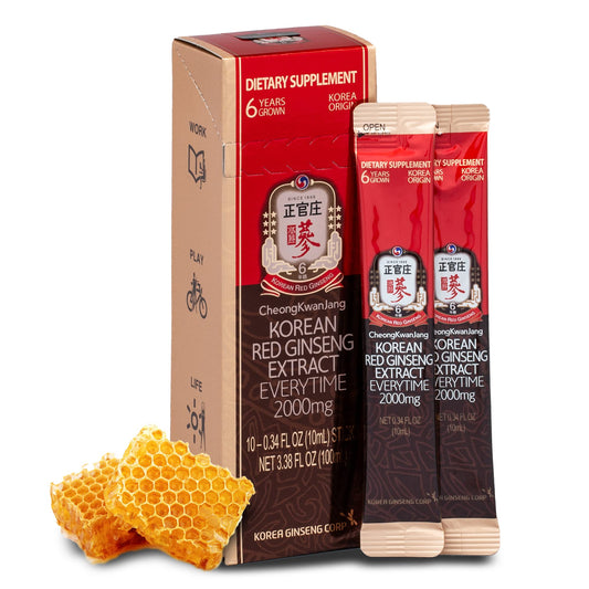 Korean Red Ginseng Everytime 2000mg with Propolis - 10 Sticks